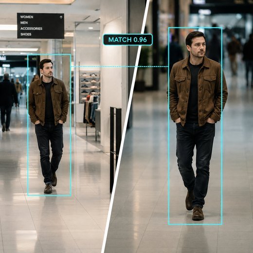 Cross-camera re-identification