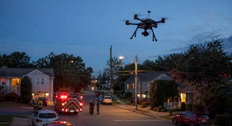 Drone as first responder